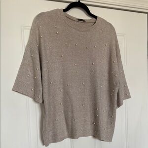 Zara Pearl Sweater